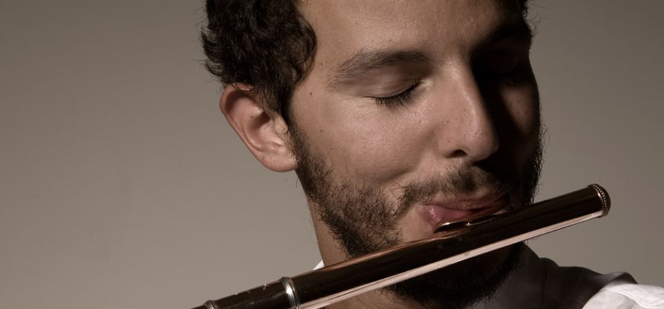 Photo: Paolo Vignaroli, flûte et Karolina Öhman, violoncelle 